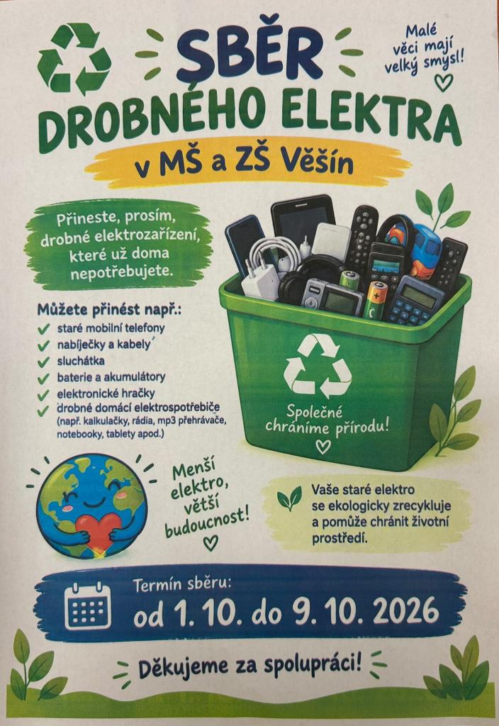 Sběr drobného elektra
